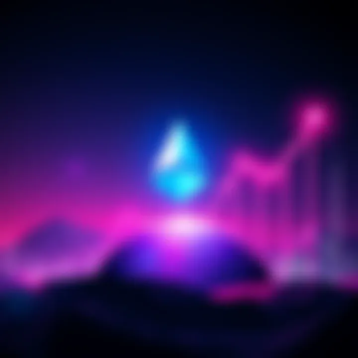 Stellar (XLM) Logo with Upward Trend The Stellar logo displayed alongside an upward-trending graph, symbolizing growth and potential in the next crypto cycle.