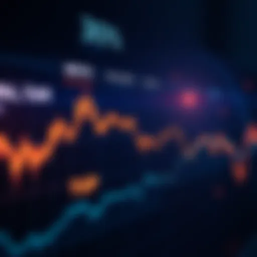 A stock chart showing a steep decline in value, indicating financial distress and losses in Bitcoin investments.