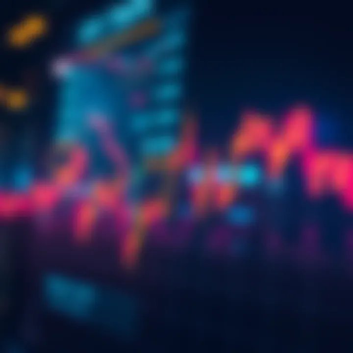 A stock market graph showing sharp ups and downs indicating volatility in financial markets.