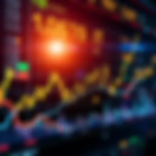 Graph showing rising stock prices, highlighting S&P 500 and tech stocks like Nvidia and AMD reaching new highs