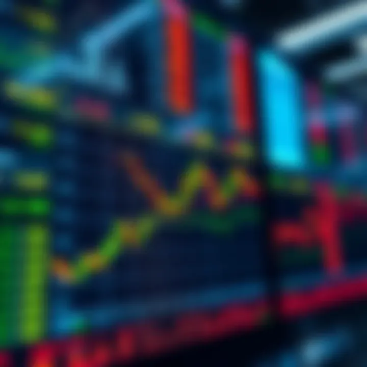 A stock market screen displaying trading data with a focus on insider trading discussions and regulations