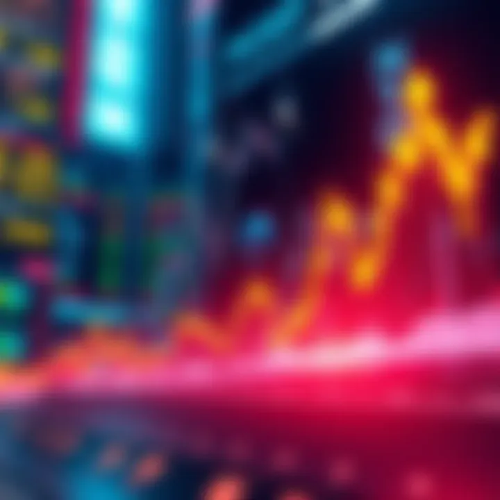 Graph showing upward trend in stock market despite economic concerns