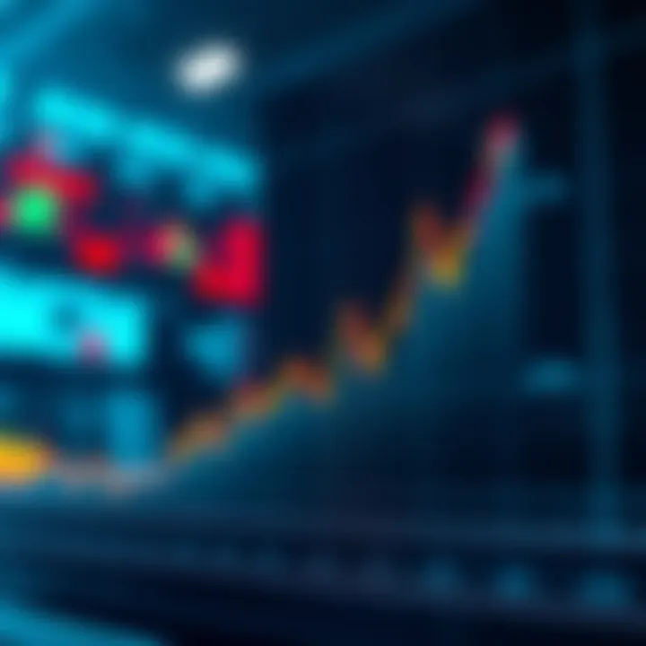 A graphic showing a stock chart with an upward trend, representing the potential for a short squeeze as short interest rises.
