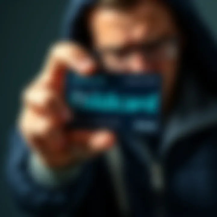 A person holding a Coldcard device, looking concerned about stolen cryptocurrency