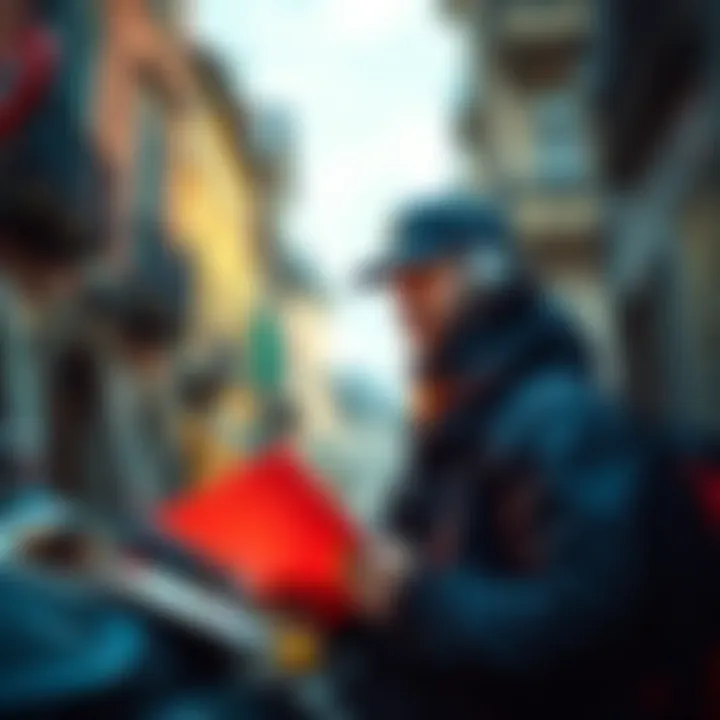 An Italian player analyzing strategies to gain parcels and badges in a European setting.