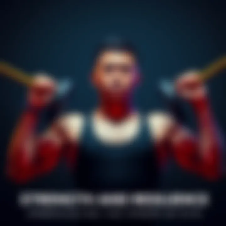 A determined person lifting weights, showcasing inner strength and resilience, symbolizing personal growth and overcoming challenges.