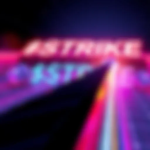 Illustration showing rapid growth of the $STRIKE project with upward arrows and Cardano logo in the background