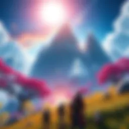 A breathtaking scene from the game showcasing vibrant landscapes and detailed characters