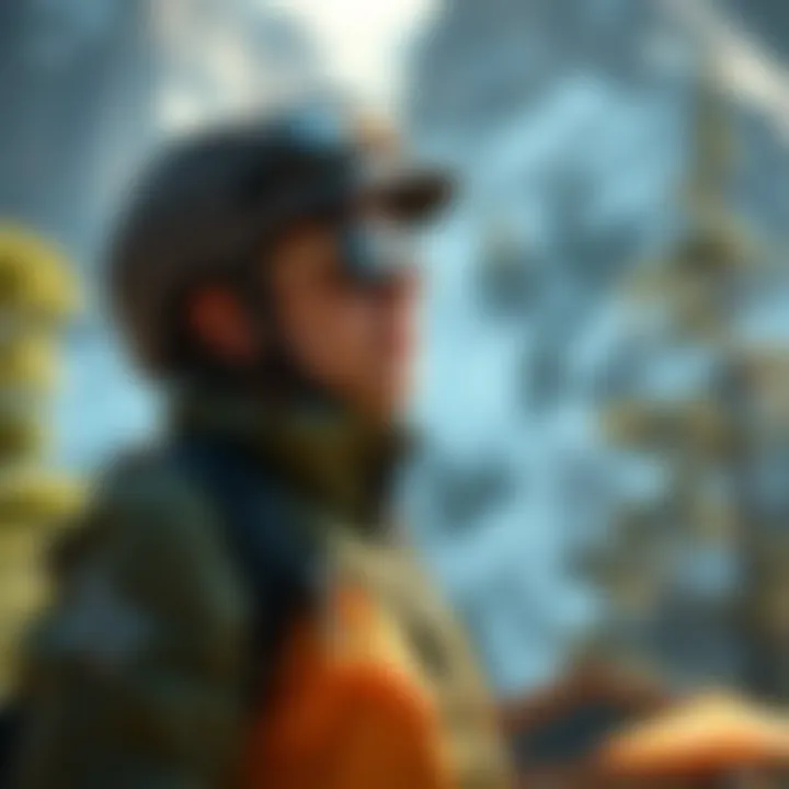 A person enjoying outdoor activities in a lightweight summer jacket, ready for changing weather