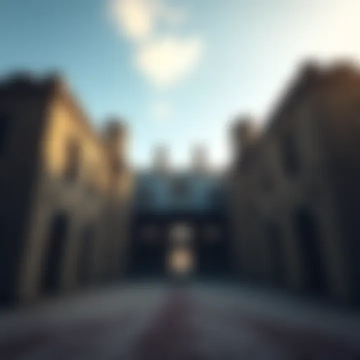 The historic Sunbury Asylum building with its stone walls and large windows, set against a clear sky, ready for The Block 2027.