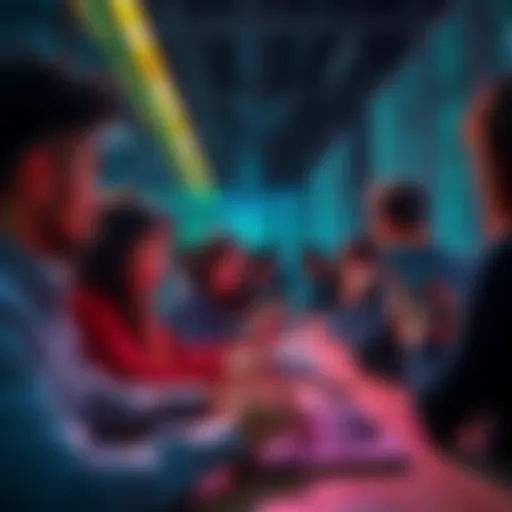 A group of people engaging in an online survey about decentralised file storage systems like Filecoin and IPFS.