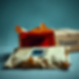 A Trezor device next to a suspiciously opened package, raising concerns about its safety.