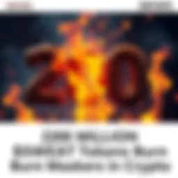 A visual representation of 200 million $SWEAT tokens being burned, showing flames and tokens disappearing