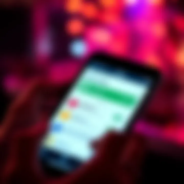 Sweatcoin gift card options A close-up of a smartphone displaying the Sweatcoin app with gift card redemption options visible.