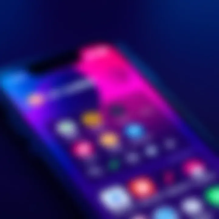 A close-up of the Sweet Wallet app showcasing its user-friendly interface with digital wallet icons and cryptocurrency options.