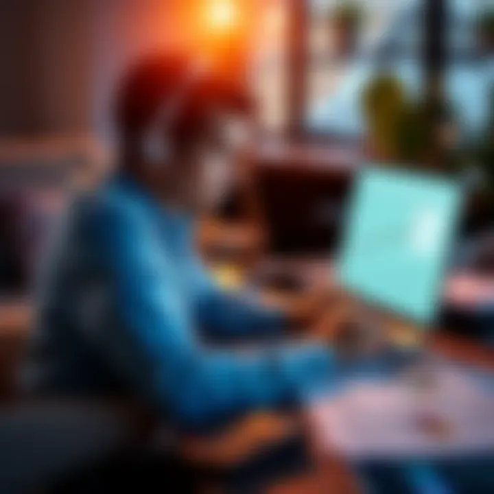 A person using Koinly's Turbo Tax Report on a laptop, surrounded by tax documents and calculators, looking thoughtful about missing 1099-DA from Kraken.