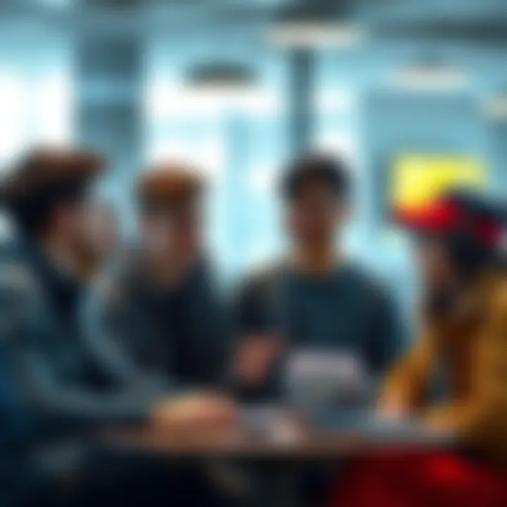 A group of college students express concerns over unequal contributions while preparing for a hackathon, illustrating teamwork struggles.