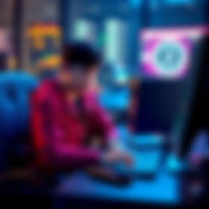 Teen Searching for No-KYC Wallet A teenager sits at a computer, looking frustrated while trying to cash out winnings from a crypto gambling site without KYC verification.