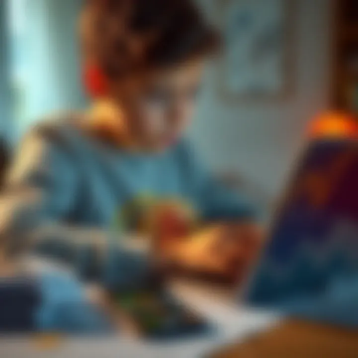Teen struggles to buy Bitcoin A 17-year-old boy looks frustrated while using a laptop, showing challenges in buying Bitcoin, surrounded by paperwork and a phone with banking apps.