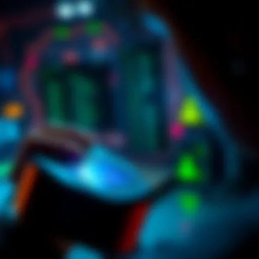 A person validating a 12-word seed phrase on a Model T hardware wallet, checking for crypto security and upgrades.