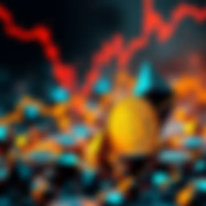 Visual representation of Tether's market surge, highlighting it moving ahead of Ethereum amidst Bitcoin's decline