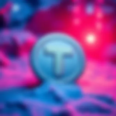 Visual representation of Tether's logo alongside a frozen or blocked symbol, symbolizing the $500 million in frozen USDT and the growing blacklist total of $1.26 billion in 2025.