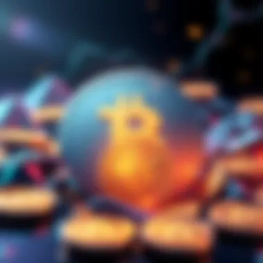 A digital illustration showing Tether's logo with Bitcoin symbols overlayed, representing the urgent sell-off of Bitcoin by Tether amidst market pressures.