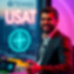 Tether CEO Paolo Ardoino presents the new USAT digital dollar in San Salvador, highlighting its potential impact on finance.