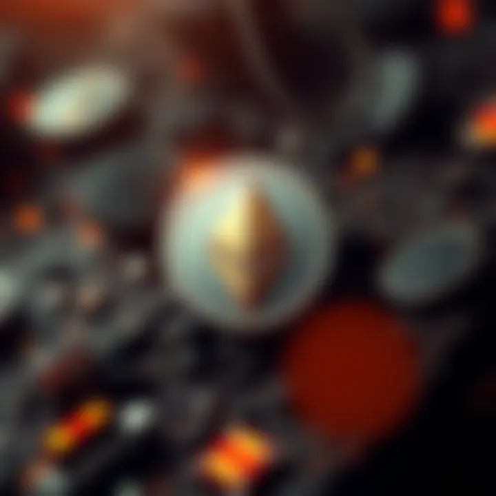 Tether's USDT logo alongside a caution symbol indicating recent downgrade