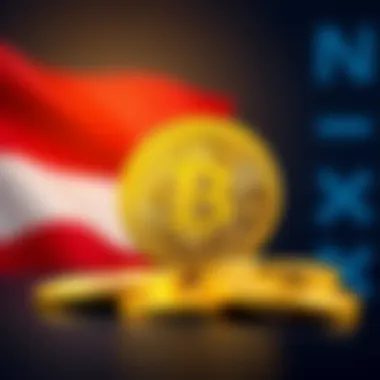 A graphic showing Bitcoin coins with a backdrop of Thailand's flag and a tax symbol crossed out