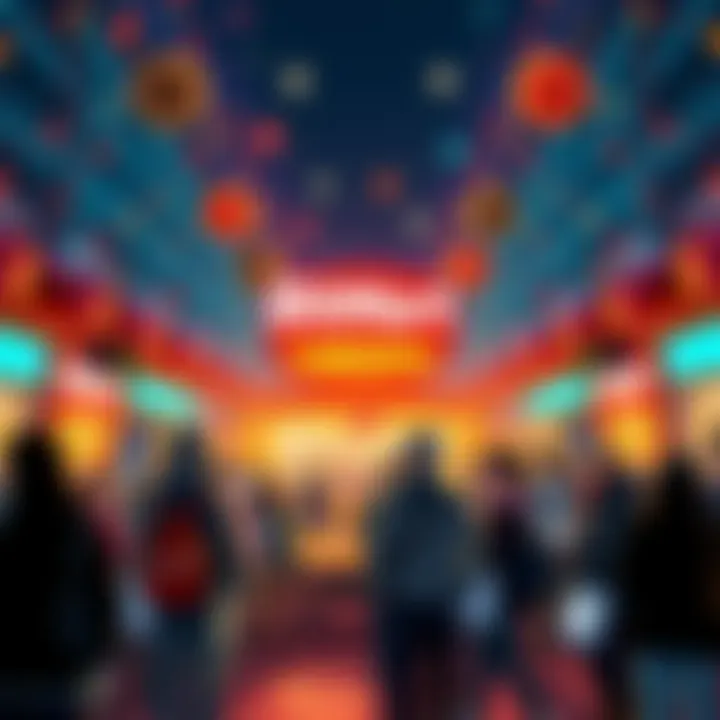 People participating in BitMart's Thanksgiving Day and Black Friday event, enjoying easy tasks and rewards.