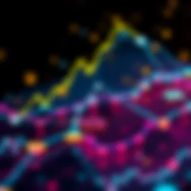 A visual representation of The Graph (GRT) alongside cryptocurrency symbols and market trends