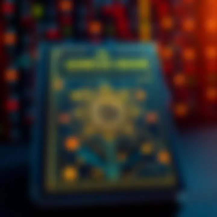 A book cover featuring Bitcoin symbols, computer code, and open source graphics