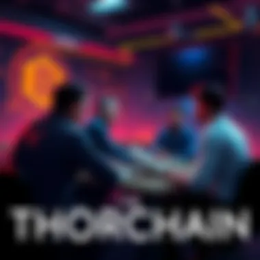 Developers discussing strategies to recover from the THORChain incident in a community meeting