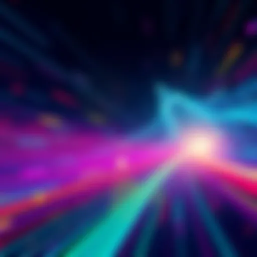 Illustration representing the successful launch of the Toccata Hardfork on the Kaspa Mainnet, featuring a digital blockchain theme with speed and scalability visuals.