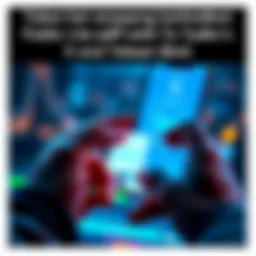 A user interacts with a smartphone displaying a Telegram bot interface for token swapping, alongside a graphic showing tokens being exchanged, representing a non-custodial trading solution.