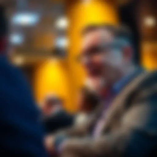 Tom Lee explains his investment approach of buying the dip during a financial seminar