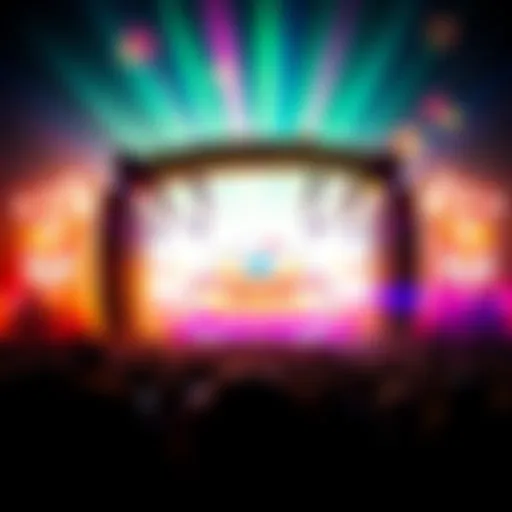 A colorful graphic announcing the Tomorrowland Brasil 2027 pre-sale with discount details and date