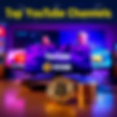 Three popular YouTube channels displaying Bitcoin trends and news