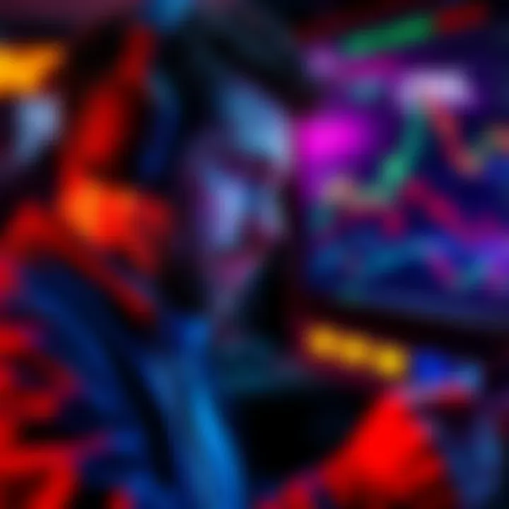 A trader looks at market charts with a focused expression, reflecting on opportunities in Bitcoin and CRO growth amidst a market crash.