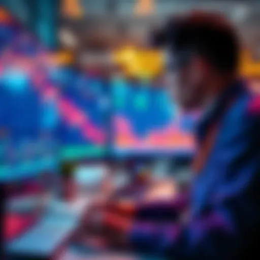 A trader looks at charts while transitioning from Binance to BitMEX for derivatives trading