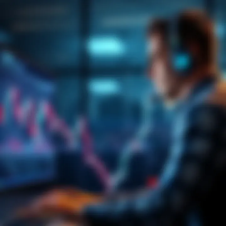 A trader looks at a stock chart displaying the price drop of CRO, contemplating their decision to invest all their savings.