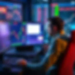 A frustrated trader sitting at a computer, looking at a screen showing financial loss after clicking on a fake ad for Uniswap on Google.