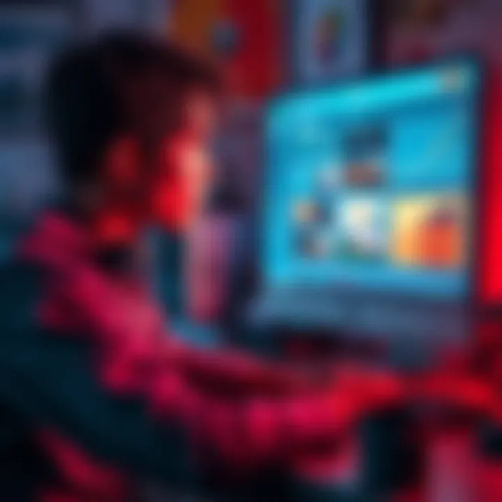 A crypto trader sits at a desk, staring at a computer screen displaying old crypto wallets, reflecting sadness over lost investments and friendships.