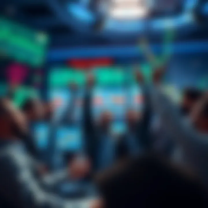 A group of traders celebrating their success on Polymarket with charts and screens showing a high win rate on bets related to an Iran strike.