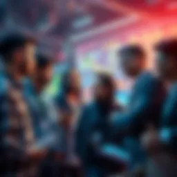 Traders discussing cryptocurrency swaps A group of traders sharing their experiences about cryptocurrency swaps and no-KYC platforms