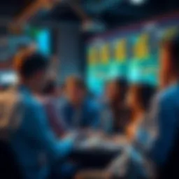 People sharing ideas and strategies during a lively discussion thread