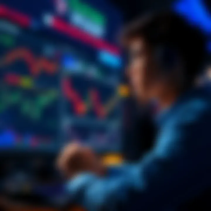 A person analyzing trading charts and considering when to take profits on Coinbase after a big gain