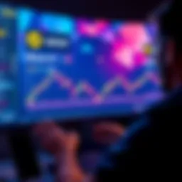 Trading on Uphold Platform A person looking at a computer screen displaying Bitcoin SV trading on the Uphold platform