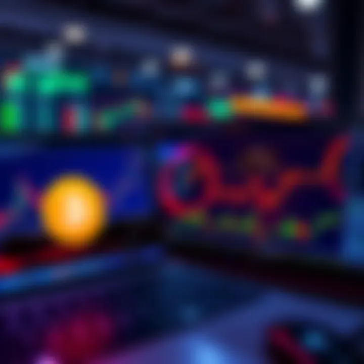 Screenshots of trading platforms showing Bitcoin and Ethereum charts for shorting